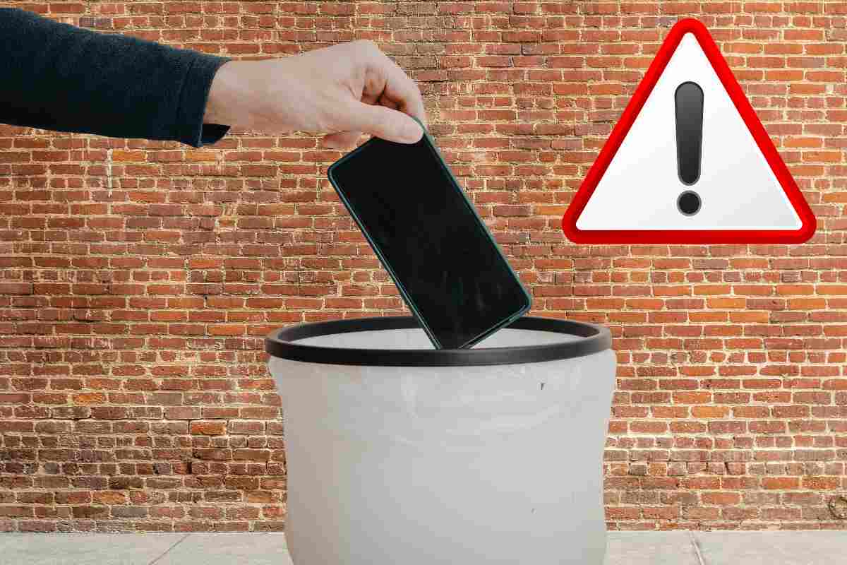 Buttare cellulare