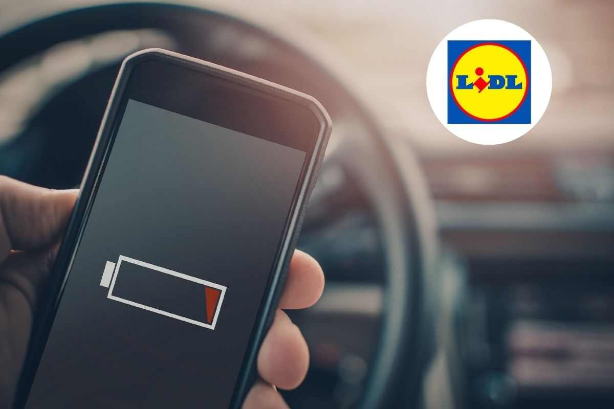 accessorio batteria smartphone scarica LIDL